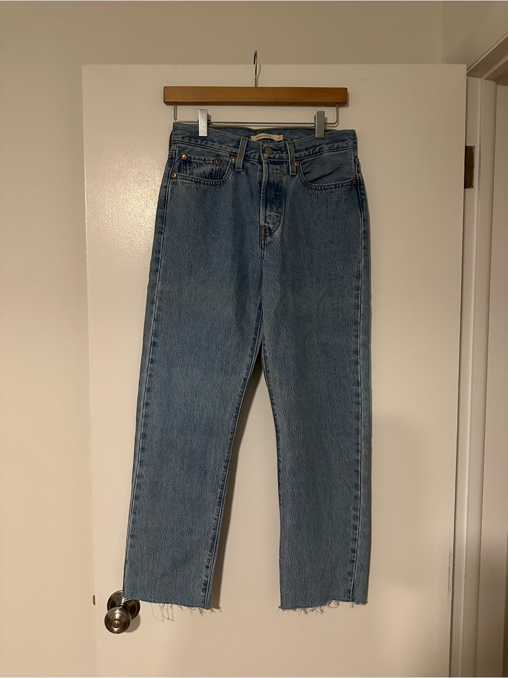 Levi's Women's Straight Leg Jeans in Light Blue
